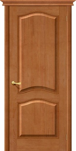 Межкомнатная дверь массив сосны М-7 ПГ светлый лак