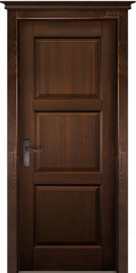 Межкомнатная дверь массив сосны ОКА Турин ПГ античный орех
