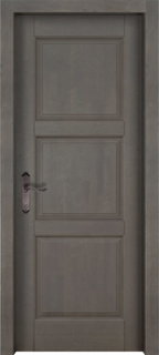 Межкомнатная дверь массив сосны ОКА Турин ПГ грис