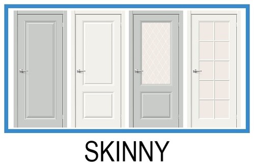 Межкомнатные двери Skinny (Скинни) Bravo в СПБ