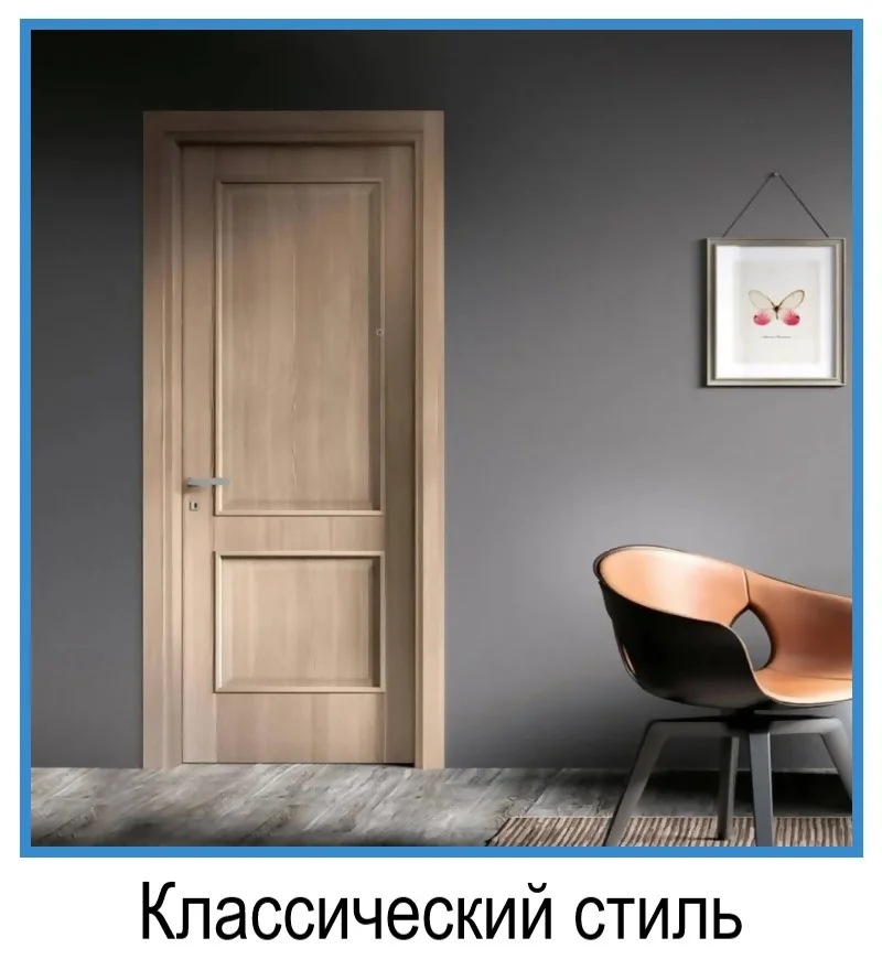 Межкомнатные двери экошпон классический стиль купить в СПб
